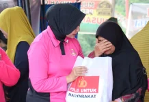 Bhayangkari Polda Aceh Salurkan Bantuan untuk Korban Banjir Takengon