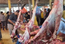 Daging Megang di Takengon Rp170 Ribu Perkilo