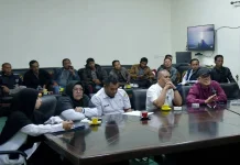 Pemda Bener Meriah Ikuti Rakor Penanganan Longsor Pondok Balik