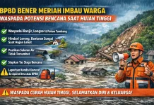 Hujan, BPBD Bener Meriah Imbau Waspada Potensi Bencana