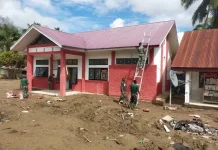 TNI Rehabilitasi SMPN 26 Takengon