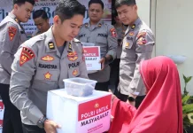 Polres Bener Meriah Salurkan Bansos Kapolri