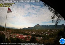 Update Gunung Burni Telong 21 Februari 2026