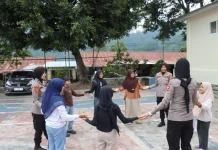 Mahasiswa STIK 83 Gelar Trauma Healing untuk Anak Korban Banjir di Takengon