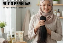Menjaga Kesehatan Rambut saat Rutin Berhijab
