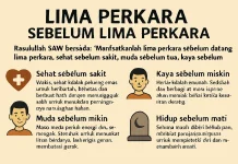 Lima Perkara sebelum Lima Perkara, Pesan Rasulullah yang Menggetarkan Hati