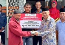 Korban Bencana Hidrometeorologi Bener Meriah Terima Bantuan Kemensos
