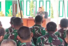 Dandim Bener Meriah Ajak Personel Tingkatkan Keimanan dan Ketaqwaan