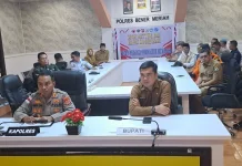 Pemkab Bener Meriah Ikuti Rakor Pengamanan Ramadhan dan Idul Fitri