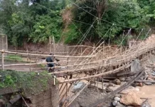 Jembatan Sementara Wih Kanis Diupayakan Rampung sebelum Idul Fitri