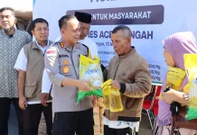 Polres Aceh Tengah Gelar Gerakan Pangan Murah