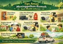 Jelang Idul Fitri, Ini Tips Aman Meninggalkan Rumah saat Mudik