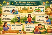 Tips Menjaga Kesehatan di tengah Kesibukan Persiapan Menjelang Idul Fitri