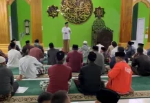 Wabup Muchsin Safari di Masjid Baitul Iman Kebet