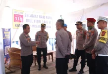 Kapolres Bener Meriah Tinjau Pos Pengamanan Operasi Ketupat