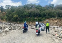 Personel Pospam Intensif Lakukan Monitoring di Pintu Rime Gayo
