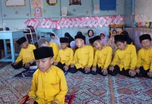 Siswa SD Islamic Kharakter Rutin Salat Duha Pagi