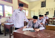 Kakankemenag Aceh Tengah Tinjau Pelaksanaan UM dan TKA di Sejumlah Madrasah