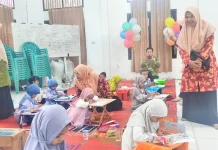 DWP Kemenag Gayo Lues Gelar Lomba Mewarnai