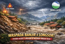 Waspada Banjir dan Longsor, BMKG Aceh Imbau Masyarakat Tingkatkan Kesiapsiagaan