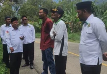 Kemenag Galus Tinjau Lahan Kantor KUA Putri Betung