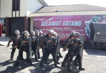 Polres Aceh Tengah Intensifkan Latihan Pengendalian Massa