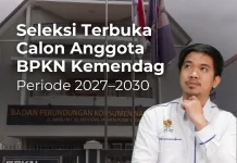 Seleksi Anggota BPKN 2027–2030 Resmi Dibuka