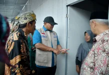 Dirjen Kemendagri Tinjau Huntara Wonosobo Bener Meriah