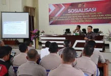 Polres Bener Meriah  Sosialisasi SOP Evakuasi Tahanan Saat Bencana dan Kerusuhan