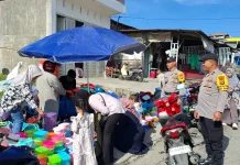 Patroli Rutin Polsek Bandar Sasar Titik Rawan