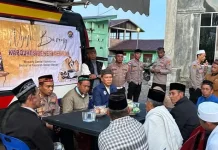 Polres Bener Meriah Ngopi Bareng Masyarakat Kenine