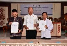 Kemenag, BPN dan Kejari Teken MoU Sertifikasi Wakaf
