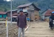 Jembatan Sementara Bale Nosar Kini Sudah Bisa Dilalui