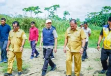 Wakil Gubernur Aceh Tinjau Infrastruktur di Aceh Tamiang