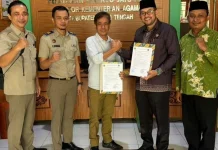 Kemenag Aceh Tengah dan BPN Percepat Sertifikasi