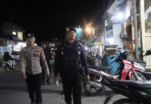 Patroli Malam Polres Bener Meriah Sisir Titik Rawan, Antisipasi Kriminalitas