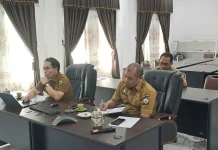 Pemkab Bener Meriah Ikuti aRakor Penyelesaian TKD dan Bantuan Keuangan
