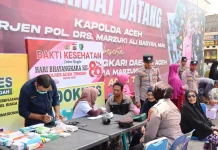 Polres Aceh Tengah Gelar Bansos dan Bakti Kesehatan