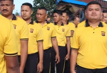 Personel Polres Bener Meriah Gelar Olahraga Rutin Bersama