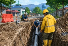 Perbaikan Jaringan Air, Distribusi Air Pante Raya sementara Terganggu