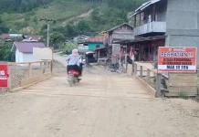 Jembatan Penghubung Bintang Lut Tawar Kembali Beroperasi Normal