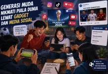 Generasi Muda Kini Nikmati Piala Dunia lewat Gadget dan Media Sosial