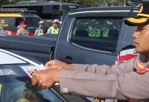 Kendaraan Dinas Polres Bener Meriah Dipasang Logo Layanan 110