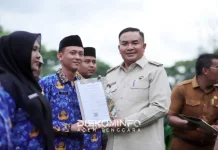 Bupati Aceh Tenggara Resmi Serahkan SK PPPK Paruh Waktu