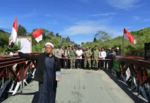 Jembatan Bailey  Karang Rejo Diresmikan