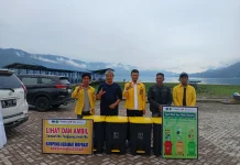 LIPGA Tutup Program Lingkungan dengan Gebyar Daur Ulang di Danau Laut Tawar
