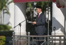 Sekda Aceh Pimpin Upacara Hari Lahir Pancasila