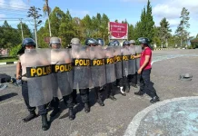 Polres Bener Meriah Gelar Latihan Dalmas
