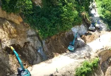 Penanganan Jalan Tangsaran Gayo Lues Terus Dikebut