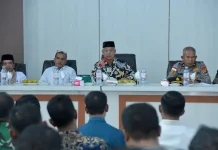 Wabup Bener Meriah Pimpin Rakor Pemilihan Reje Serentak 2026